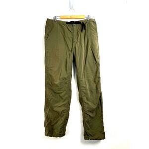 Columbia Titanium Mens XL Hiking Pants Olive Green Ripstop Nylon PM8546 Belted